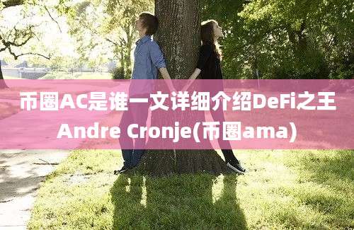 币圈AC是谁一文详细介绍DeFi之王Andre Cronje(币圈ama)