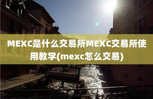 MEXC是什么交易所MEXC交易所使用教学(mexc怎么交易)