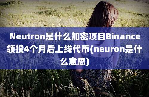 Neutron是什么加密项目Binance领投4个月后上线代币(neuron是什么意思)