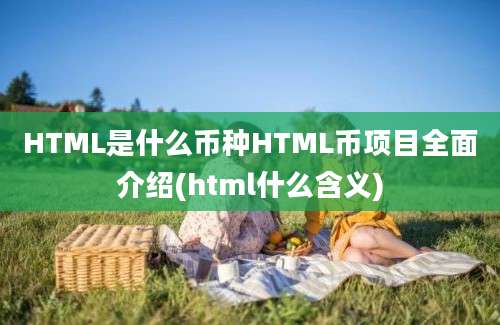 HTML是什么币种HTML币项目全面介绍(html什么含义)