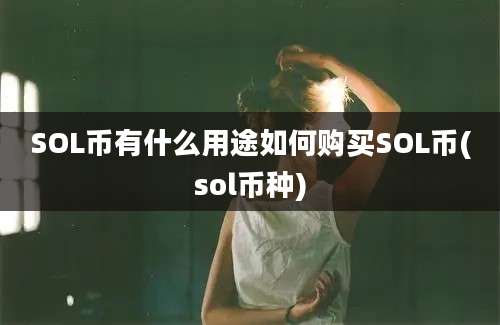 SOL币有什么用途如何购买SOL币(sol币种)