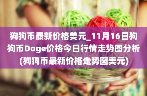 狗狗币最新价格美元_11月16日狗狗币Doge价格今日行情走势图分析(狗狗币最新价格走势图美元)