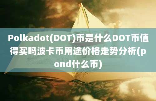 Polkadot(DOT)币是什么DOT币值得买吗波卡币用途价格走势分析(pond什么币)