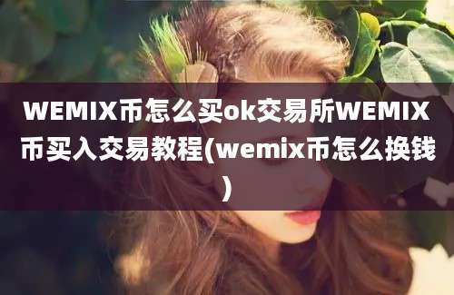 WEMIX币怎么买ok交易所WEMIX币买入交易教程(wemix币怎么换钱)