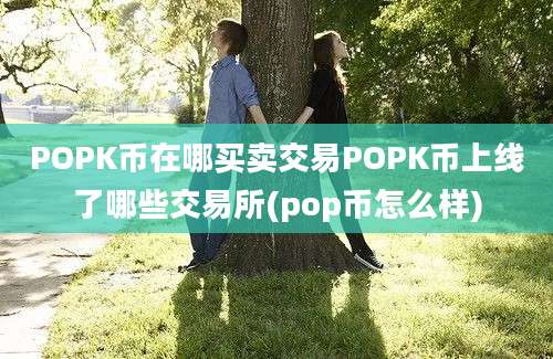 POPK币在哪买卖交易POPK币上线了哪些交易所(pop币怎么样)