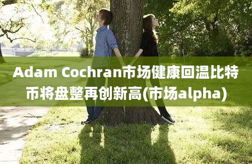 Adam Cochran市场健康回温比特币将盘整再创新高(市场alpha)