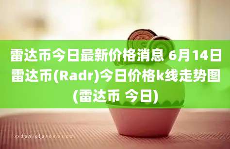 雷达币今日最新价格消息 6月14日雷达币(Radr)今日价格k线走势图(雷达币 今日)