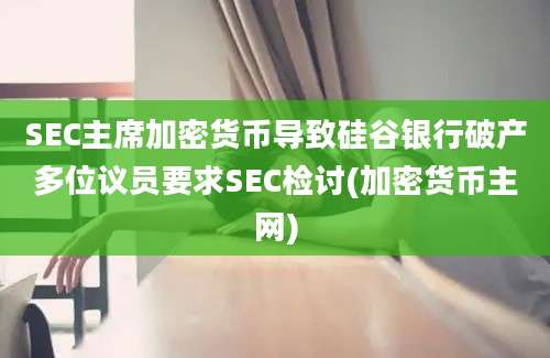 SEC主席加密货币导致硅谷银行破产多位议员要求SEC检讨(加密货币主网)