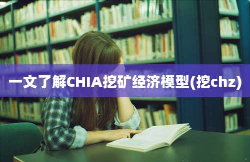 一文了解CHIA挖矿经济模型(挖chz)