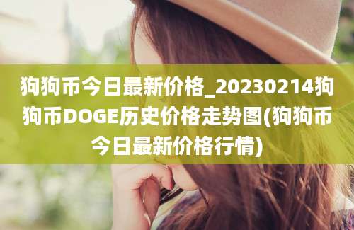 狗狗币今日最新价格_20230214狗狗币DOGE历史价格走势图(狗狗币今日最新价格行情)