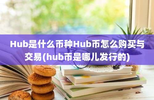 Hub是什么币种Hub币怎么购买与交易(hub币是哪儿发行的)