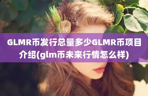 GLMR币发行总量多少GLMR币项目介绍(glm币未来行情怎么样)