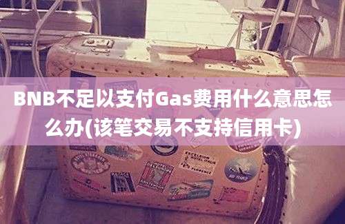 BNB不足以支付Gas费用什么意思怎么办(该笔交易不支持信用卡)