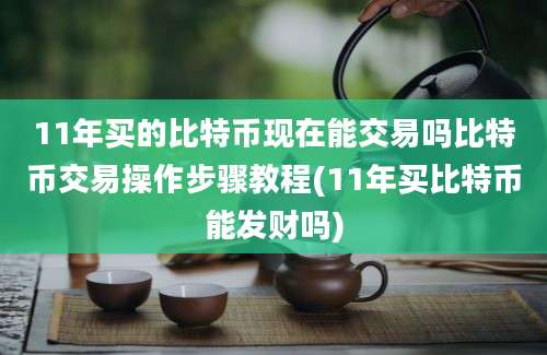 11年买的比特币现在能交易吗比特币交易操作步骤教程(11年买比特币能发财吗)