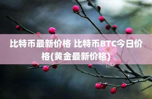 比特币最新价格 比特币BTC今日价格(黄金最新价格)