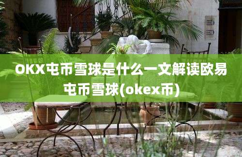 OKX屯币雪球是什么一文解读欧易屯币雪球(okex币)