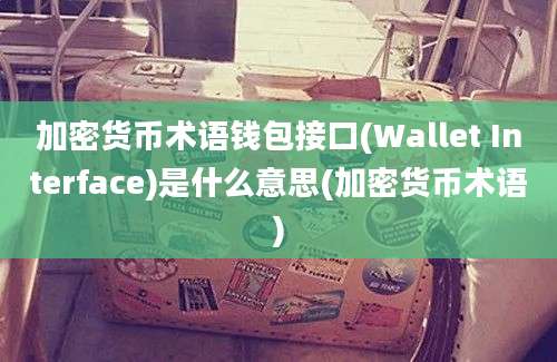 加密货币术语钱包接口(Wallet Interface)是什么意思(加密货币术语)