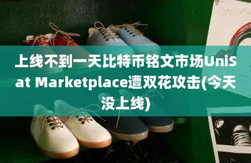 上线不到一天比特币铭文市场UniSat Marketplace遭双花攻击(今天没上线)