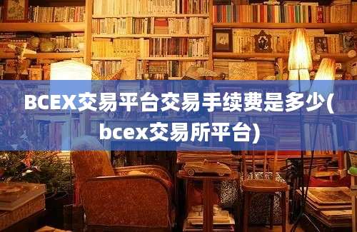 BCEX交易平台交易手续费是多少(bcex交易所平台)