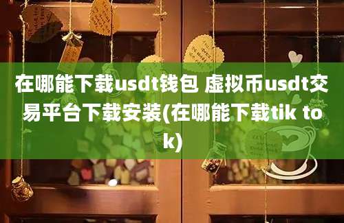 在哪能下载usdt钱包 虚拟币usdt交易平台下载安装(在哪能下载tik tok)