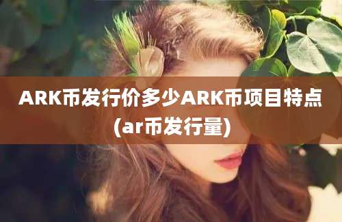 ARK币发行价多少ARK币项目特点(ar币发行量)