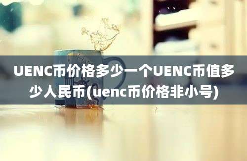 UENC币价格多少一个UENC币值多少人民币(uenc币价格非小号)