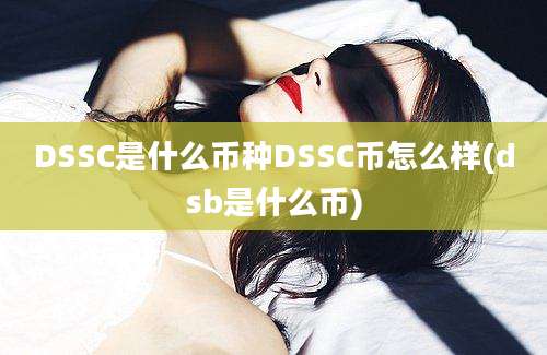 DSSC是什么币种DSSC币怎么样(dsb是什么币)