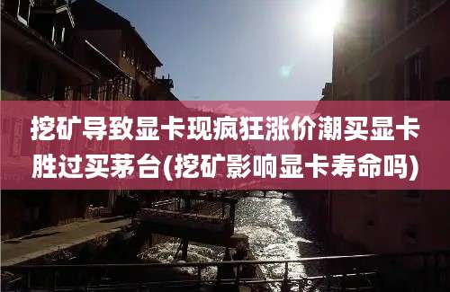 挖矿导致显卡现疯狂涨价潮买显卡胜过买茅台(挖矿影响显卡寿命吗)