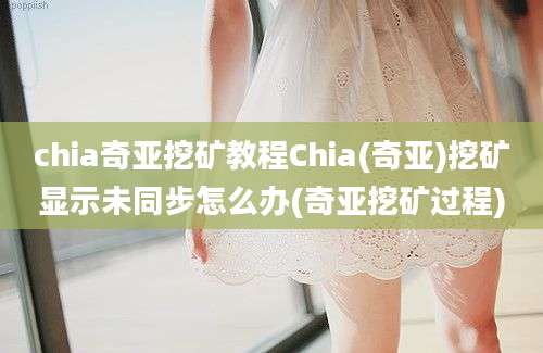 chia奇亚挖矿教程Chia(奇亚)挖矿显示未同步怎么办(奇亚挖矿过程)