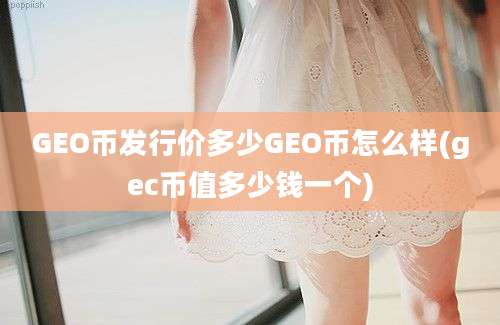 GEO币发行价多少GEO币怎么样(gec币值多少钱一个)