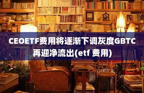 CEOETF费用将逐渐下调灰度GBTC再迎净流出(etf 费用)