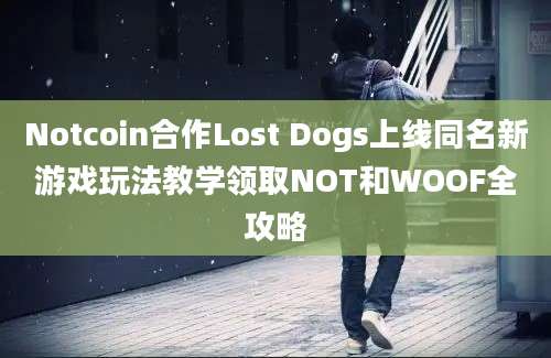 Notcoin合作Lost Dogs上线同名新游戏玩法教学领取NOT和WOOF全攻略