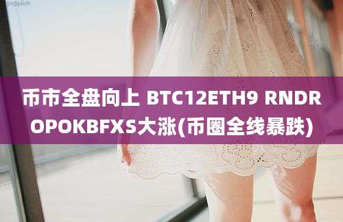 币市全盘向上 BTC12ETH9 RNDROPOKBFXS大涨(币圈全线暴跌)