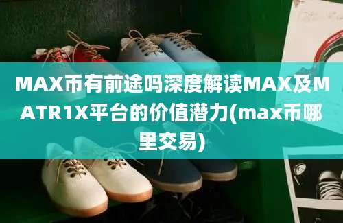 MAX币有前途吗深度解读MAX及MATR1X平台的价值潜力(max币哪里交易)