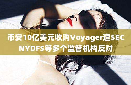 币安10亿美元收购Voyager遭SECNYDFS等多个监管机构反对