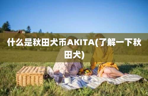 什么是秋田犬币AKITA(了解一下秋田犬)