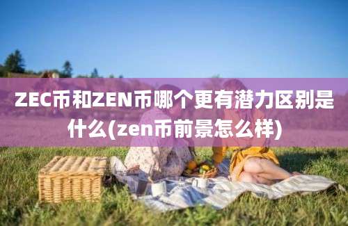 ZEC币和ZEN币哪个更有潜力区别是什么(zen币前景怎么样)