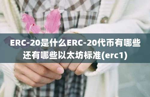 ERC-20是什么ERC-20代币有哪些还有哪些以太坊标准(erc1)