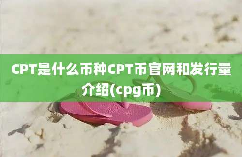 CPT是什么币种CPT币官网和发行量介绍(cpg币)