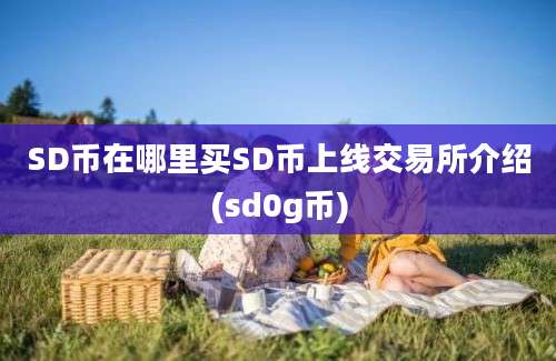 SD币在哪里买SD币上线交易所介绍(sd0g币)