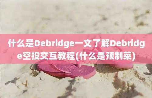 什么是Debridge一文了解Debridge空投交互教程(什么是预制菜)