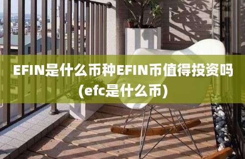 EFIN是什么币种EFIN币值得投资吗(efc是什么币)