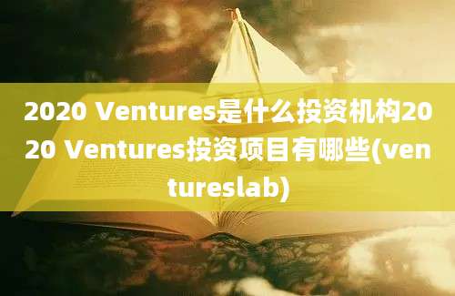 2020 Ventures是什么投资机构2020 Ventures投资项目有哪些(ventureslab)