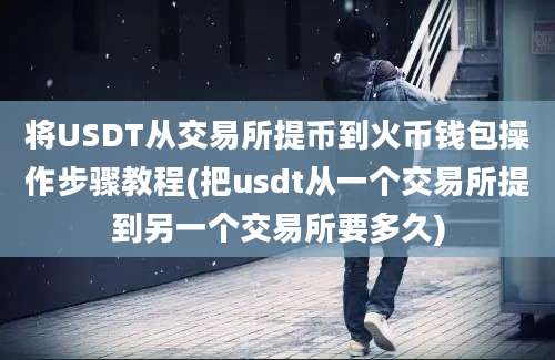 将USDT从交易所提币到火币钱包操作步骤教程(把usdt从一个交易所提到另一个交易所要多久)