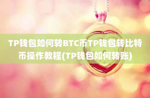 TP钱包如何转BTC币TP钱包转比特币操作教程(TP钱包如何转账)