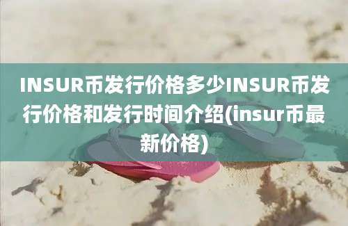 INSUR币发行价格多少INSUR币发行价格和发行时间介绍(insur币最新价格)