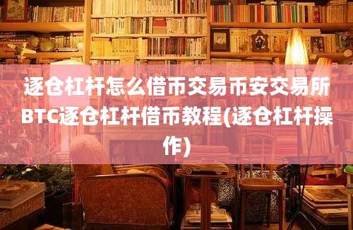 逐仓杠杆怎么借币交易币安交易所BTC逐仓杠杆借币教程(逐仓杠杆操作)