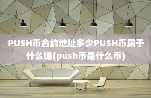 PUSH币合约地址多少PUSH币属于什么链(push币是什么币)