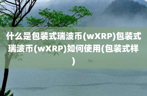 什么是包装式瑞波币(wXRP)包装式瑞波币(wXRP)如何使用(包装式样)