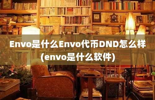 Envo是什么Envo代币DND怎么样(envo是什么软件)